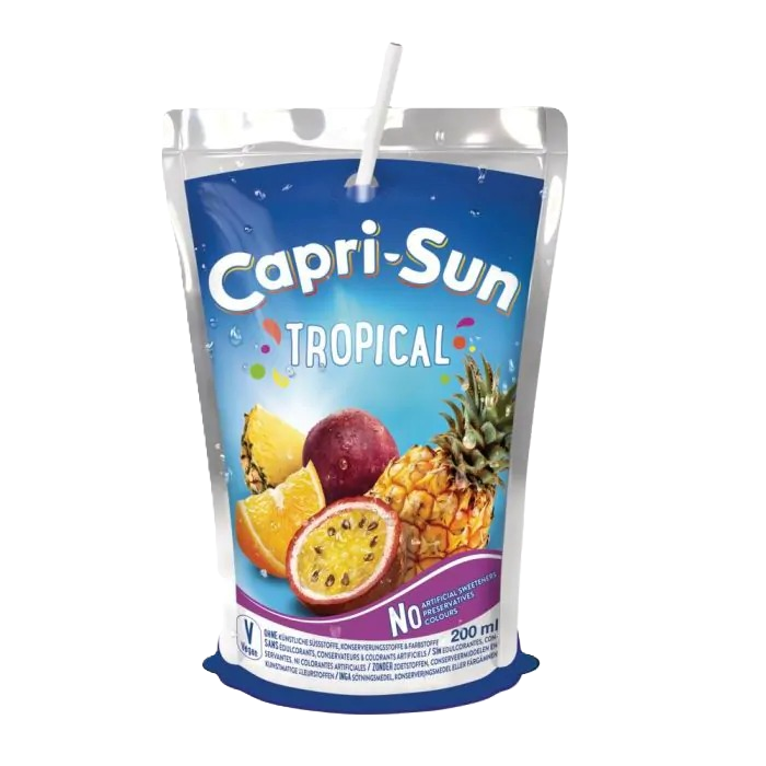 tropical flavoured soda