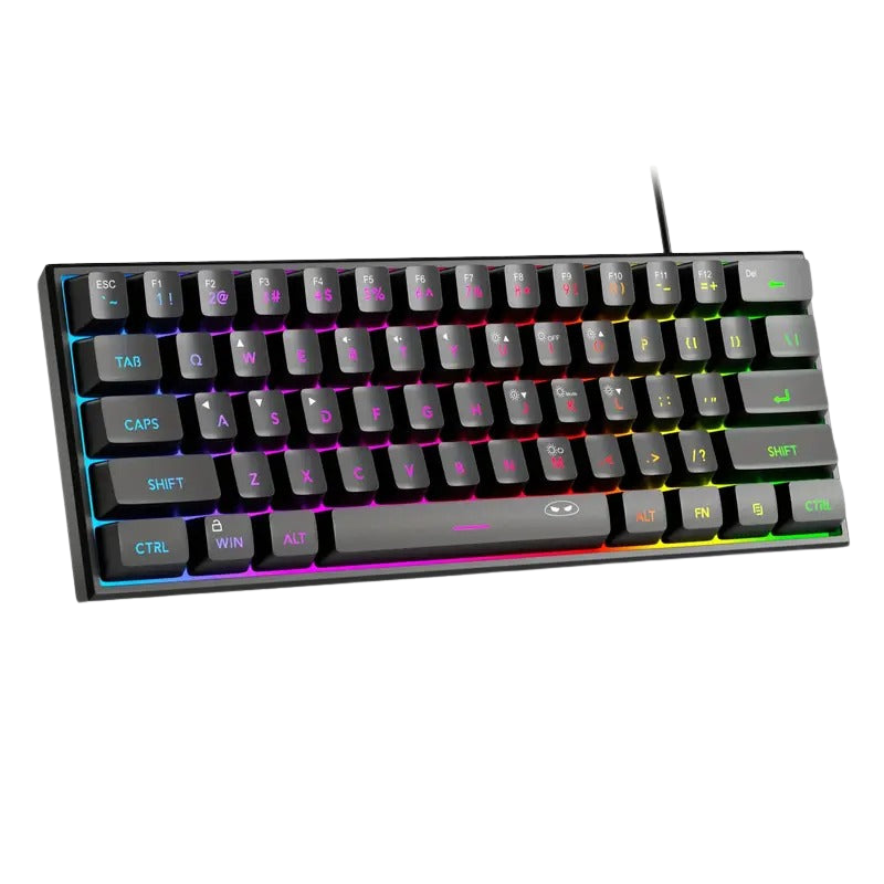 black gaming keyboard